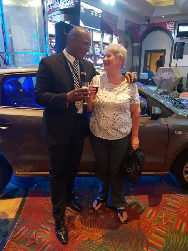 Rio celebrates the grand prize giveaway of their Summer Cash Splash Draw in 2019 when Gertruida De La Rey won a Polo Vivo 1.4 Comfortline. Rio will be giving away another Polo Vivo in the return of Wheel of Destiny. 