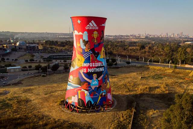 adidas Prioritises Maximum Visibility with Iconic Outdoor Network Site