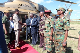 The Zambian President H.E Edgar Lungu arrives at the third edition of Agritech Expo Zambia in Chisamba - organised by Spintelligent.