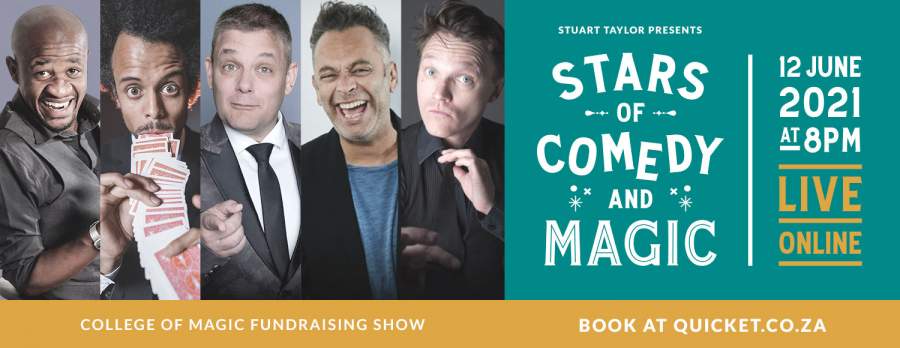 Don&#039;t miss the Stars of Comedy and Magic, a virtual College of Magic fundraiser this June