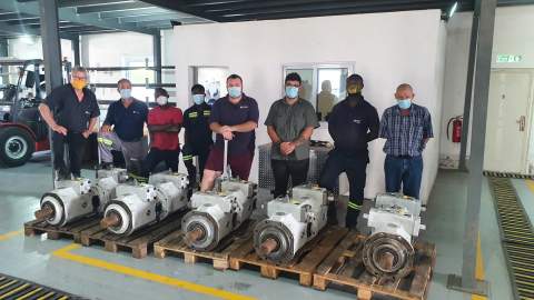 Bosch Rexroth Ghana collaborated with the Bosch Rexroth South Africa repairs team, to carry out pump repairs for Shell Nigeria.