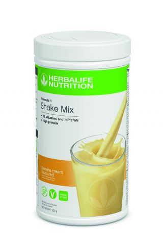 Herbalife Nutrition&#039;s new Banana Cream F1 flavour.