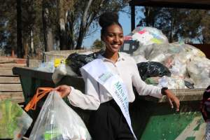 Miss Earth SA Nompumelelo Maduna and her #WasteStopsWithMe awareness campaign