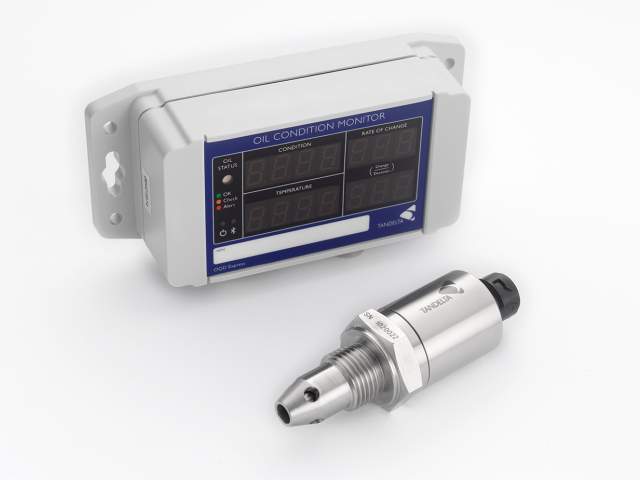 Detect all wear &amp; contamination with FSH™ from Tan Delta. The Oil Quality Display Express Kit (pictured) is a robust, easy-to-install &amp; effective oil analysis solution that indicates the real-time oil quality, temperature &amp; rate of change. The kit includes the OQSx-G2 Oil Quality Sensor, OQDe Display and all necessary cables for configuration and installation.