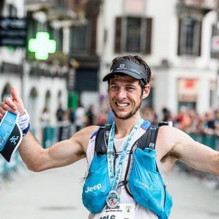 Jeep Team&#039;s Christiaan Greyling  at the Marathon Du Mont-Blanc in France