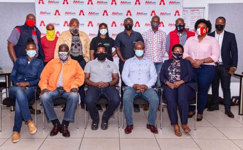 Entrepreneurs who attended the AfriSam Training