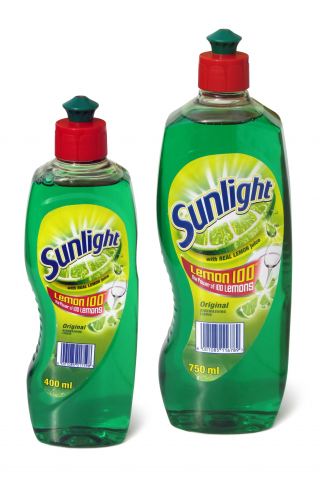 Winner of the 2013 Recycled Product of the Year Award, the Sunlight Dishwashing bottel submitted by Unilever