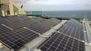 Photovoltaic system at Altantic Gold Guest House