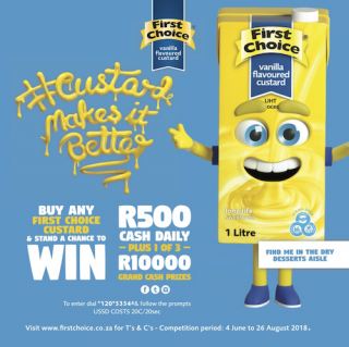 First Choice winter custard campaign launches